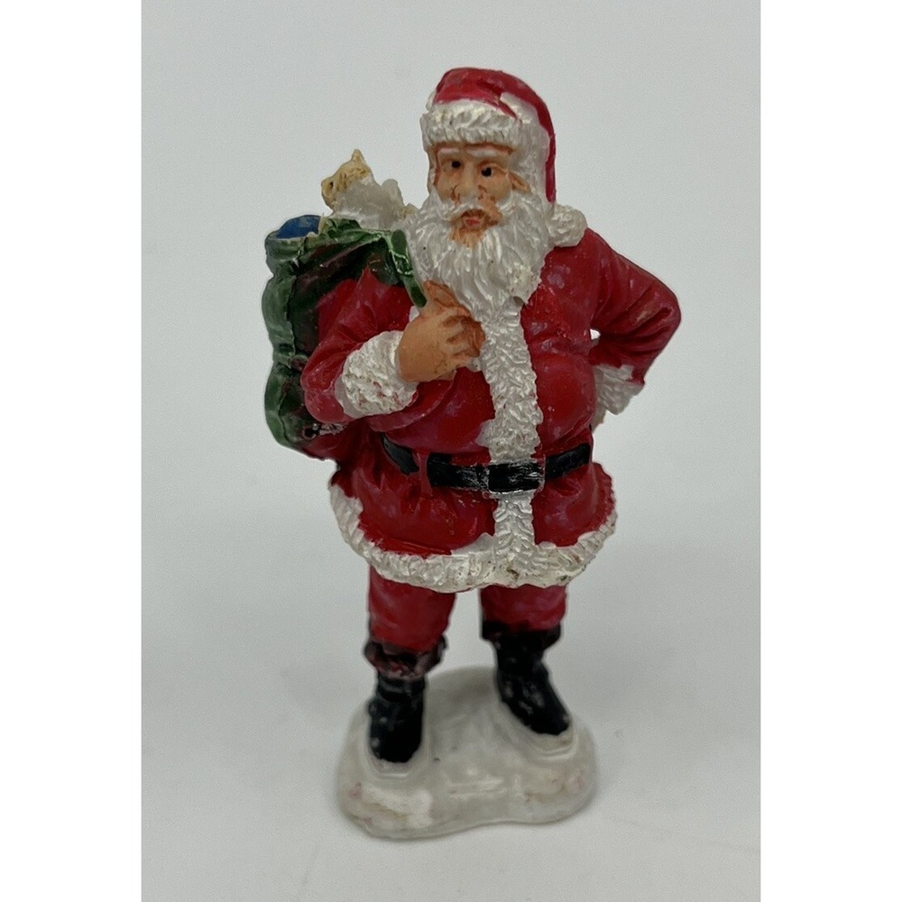 Lemax Resin Christmas Village Santa Claus Figurine 2005 12055 Santa's Wonderland